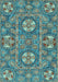 Machine Washable Abstract Light Blue Modern Rug, wshabs2860lblu