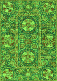 Abstract Green Modern Rug, abs2860grn