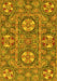 Abstract Yellow Modern Rug, abs2860yw