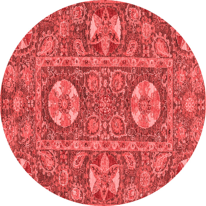 Machine Washable Abstract Red Modern Rug, wshabs2860red