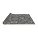 Sideview of Abstract Gray Modern Rug, abs2860gry