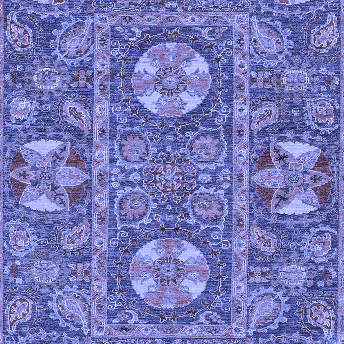 Machine Washable Abstract Blue Modern Rug, wshabs2860blu