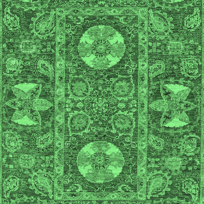 Machine Washable Abstract Emerald Green Modern Area Rugs, wshabs2860emgrn