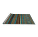 Sideview of Machine Washable Abstract Light Blue Modern Rug, wshabs2861lblu