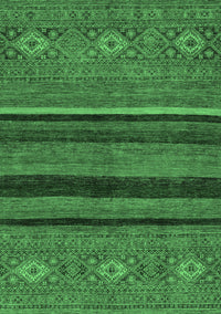 Abstract Emerald Green Modern Rug, abs2861emgrn