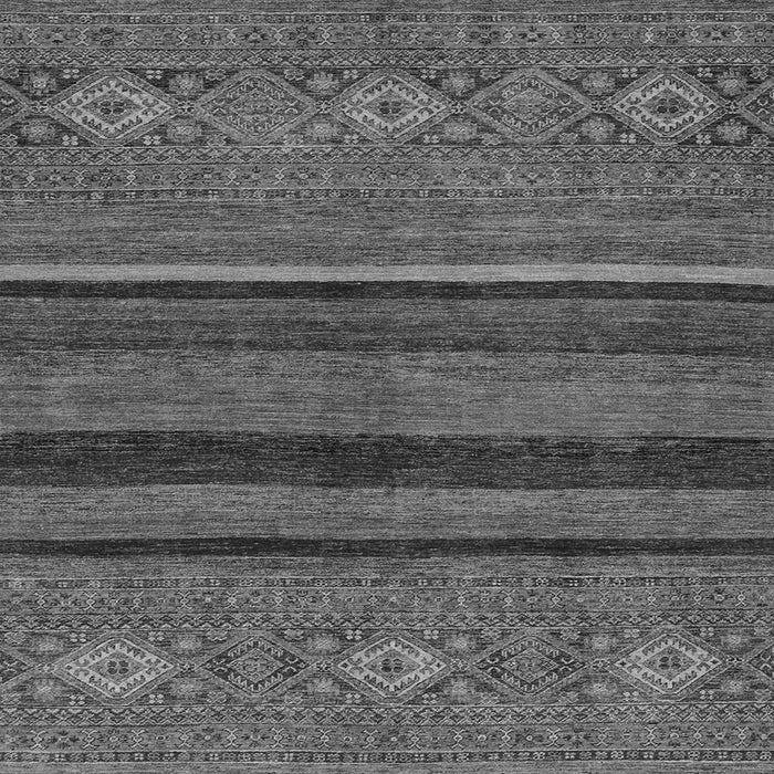 Square Machine Washable Abstract Gray Modern Rug, wshabs2861gry