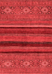 Abstract Red Modern Rug, abs2861red