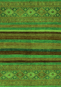 Abstract Green Modern Rug, abs2861grn