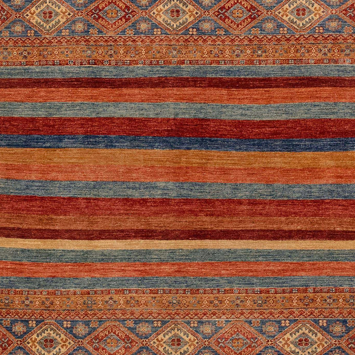 Machine Washable Abstract Gold Brown Rug, wshabs2861