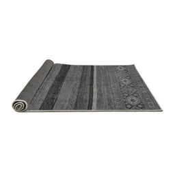 Sideview of Abstract Gray Modern Rug, abs2861gry