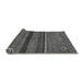 Sideview of Abstract Gray Modern Rug, abs2861gry