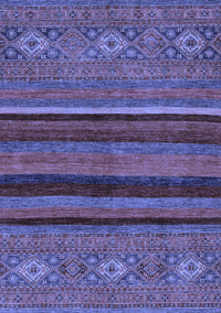 Abstract Blue Modern Rug, abs2861blu