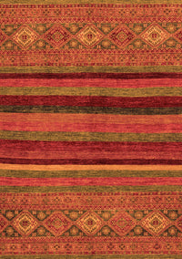 Abstract Orange Modern Rug, abs2861org