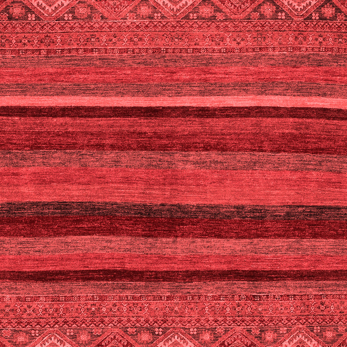 Machine Washable Abstract Red Modern Rug, wshabs2861red