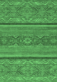 Abstract Emerald Green Modern Rug, abs2862emgrn