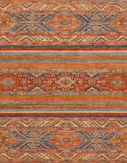 Abstract Red Modern Rug, abs2862