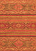 Abstract Orange Modern Rug, abs2862org