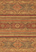 Abstract Brown Modern Rug, abs2862brn