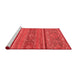 Modern Red Washable Rugs