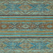 Square Abstract Light Blue Modern Rug, abs2862lblu