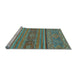 Sideview of Machine Washable Abstract Light Blue Modern Rug, wshabs2862lblu