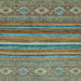 Square Abstract Light Blue Modern Rug, abs2863lblu