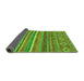 Sideview of Abstract Green Modern Rug, abs2863grn