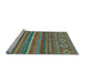 Sideview of Machine Washable Abstract Light Blue Modern Rug, wshabs2863lblu