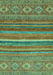 Abstract Turquoise Modern Rug, abs2863turq