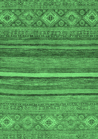 Abstract Emerald Green Modern Rug, abs2863emgrn