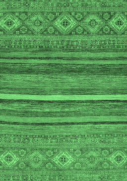Abstract Emerald Green Modern Rug, abs2863emgrn