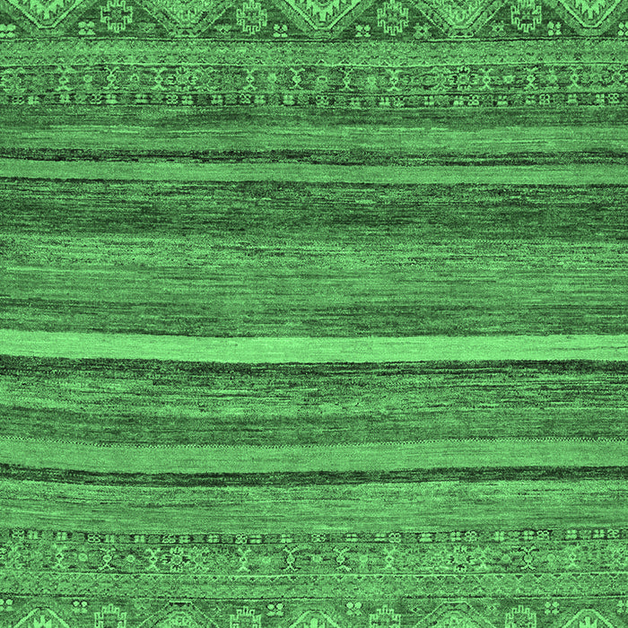 Abstract Emerald Green Modern Rug, abs2863emgrn