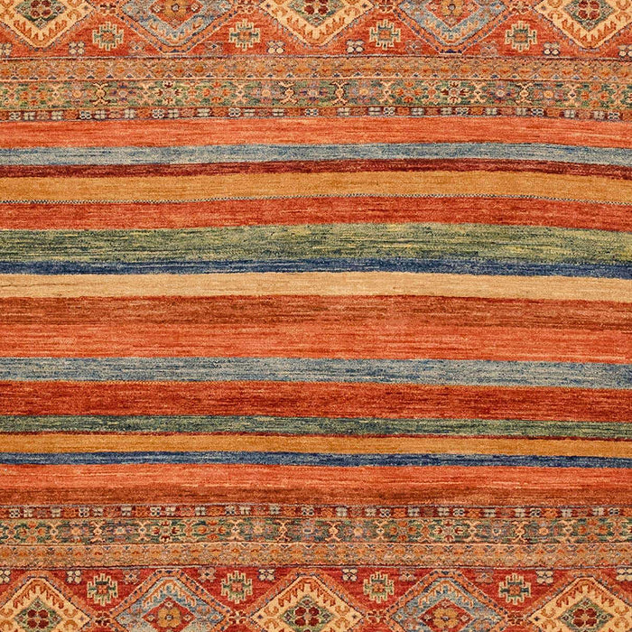 Machine Washable Abstract Bronze Brown Rug, wshabs2863