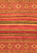 Abstract Orange Modern Rug, abs2863org