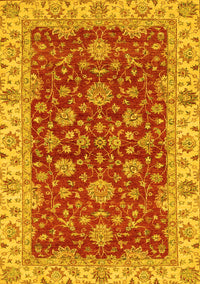 Oriental Yellow Traditional Rug, abs2864yw