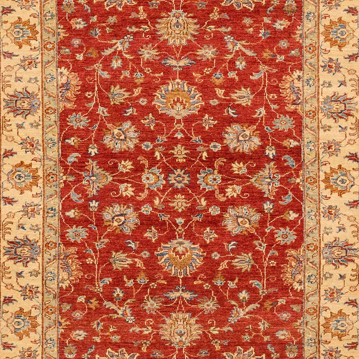 Machine Washable Abstract Orange Rug, wshabs2864