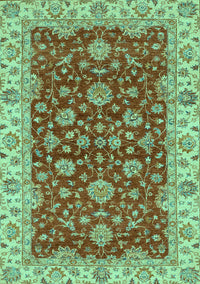 Oriental Turquoise Traditional Rug, abs2864turq