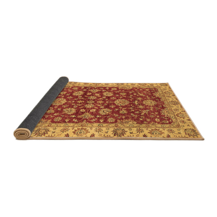 Sideview of Oriental Brown Traditional Rug, abs2864brn