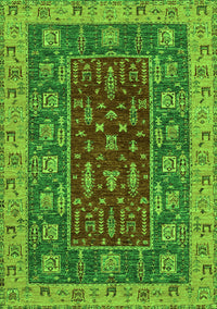 Abstract Green Modern Rug, abs2865grn