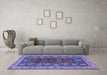 Machine Washable Abstract Blue Modern Rug in a Living Room, wshabs2865blu