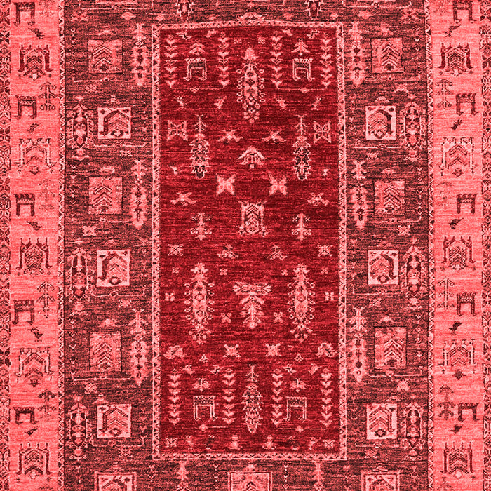 Machine Washable Abstract Red Modern Rug, wshabs2865red