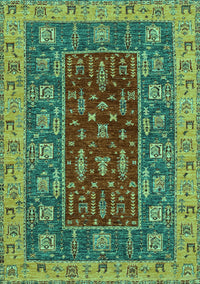 Abstract Turquoise Modern Rug, abs2865turq