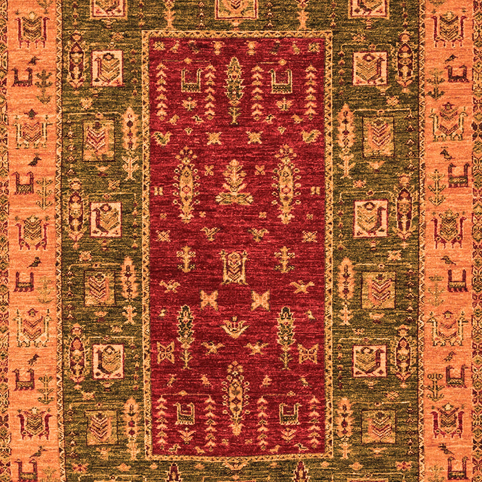 Abstract Orange Modern Rug, abs2865org