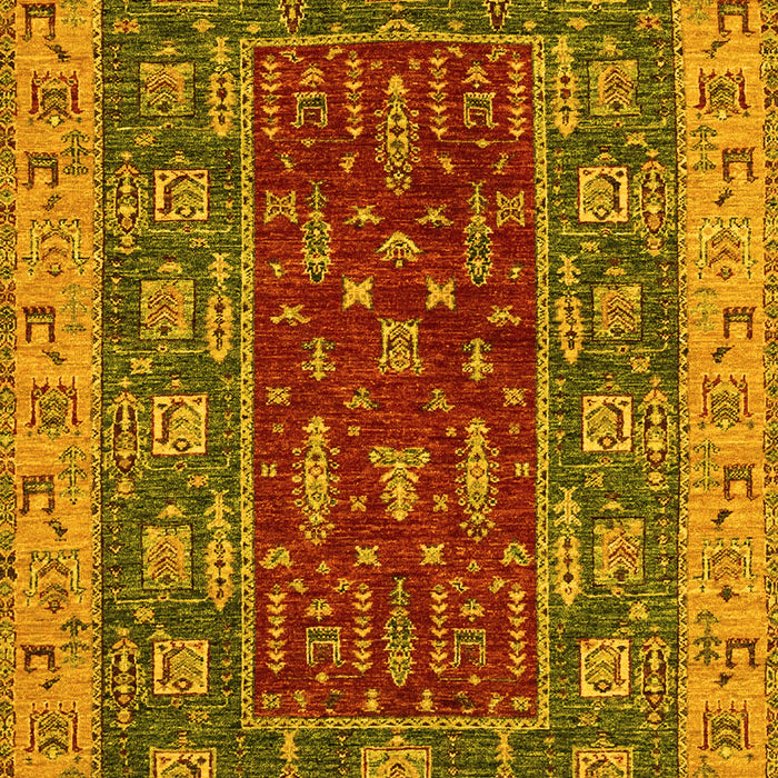 Abstract Yellow Modern Rug, abs2865yw