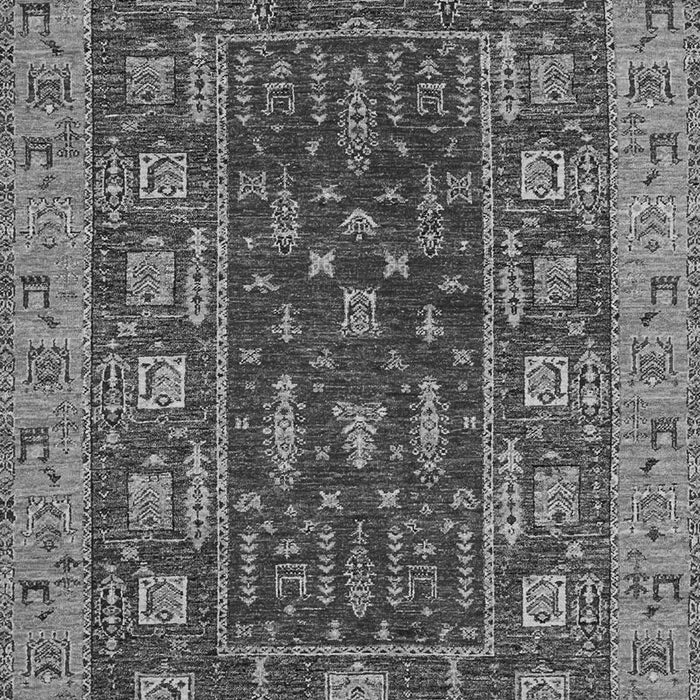 Machine Washable Abstract Gray Modern Rug, wshabs2865gry