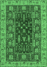 Abstract Emerald Green Modern Rug, abs2865emgrn