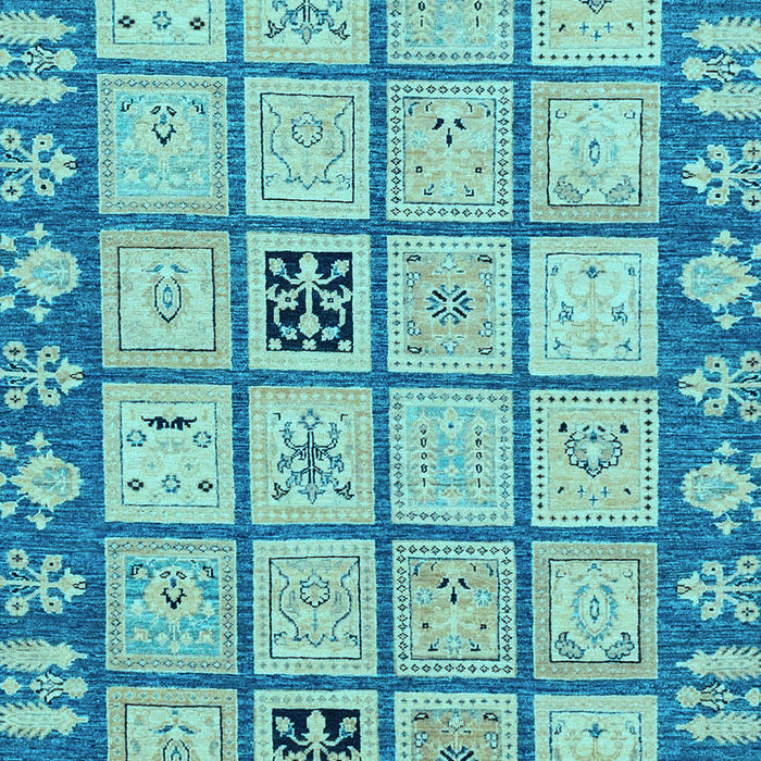 Abstract Light Blue Modern Rug, abs2866lblu