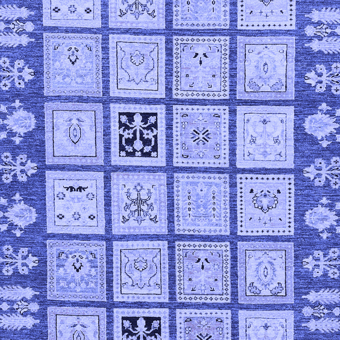 Abstract Blue Modern Rug, abs2866blu