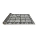 Sideview of Abstract Gray Modern Rug, abs2866gry