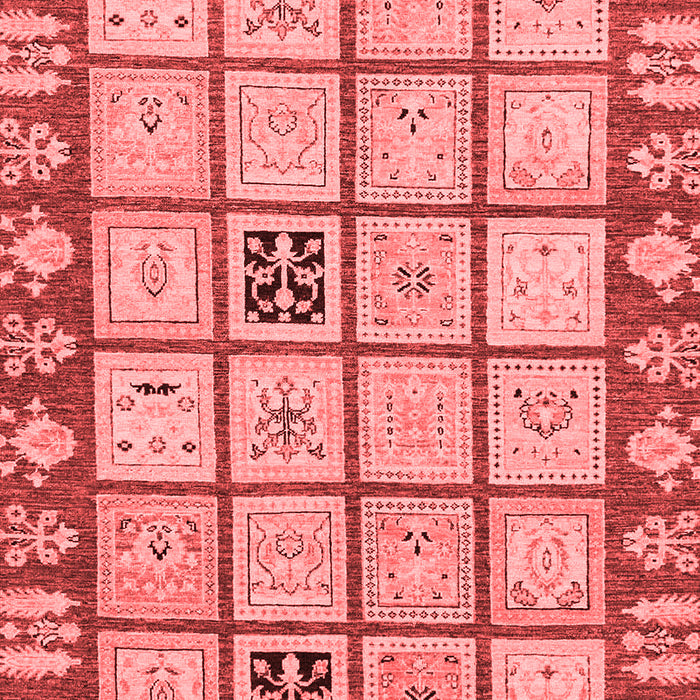 Abstract Red Modern Area Rugs